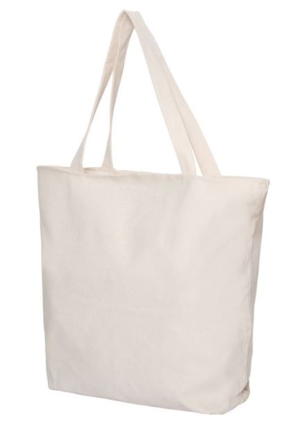 Beach Vibes Zippered Tote Bag