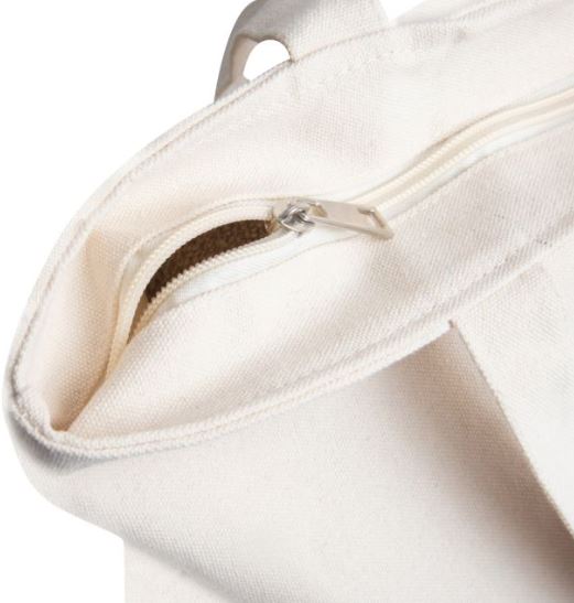 Beach Vibes Zippered Tote Bag
