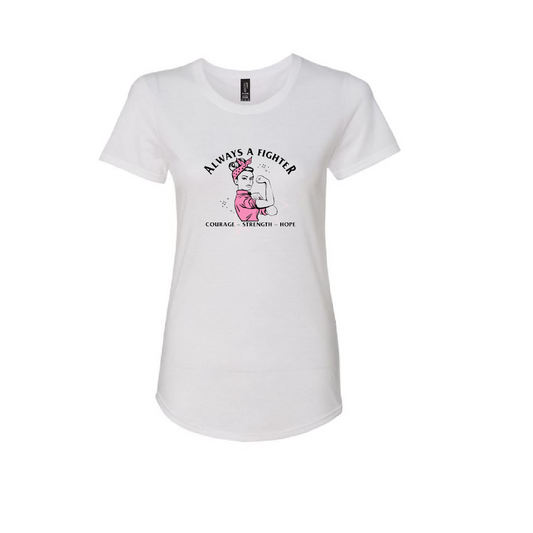 Always a Fighter Ladies Tee